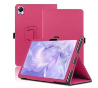 Funda para Blackview Mega 1, 11.5 Inch, Blackview Mega 1 Tablet Funda, Funda Protectora Plegable con Soporte para Lápiz y Correa para la Muñeca, Protección Total. (Rojo)