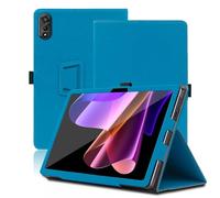 Funda para Blackview Mega 2 12 Pulgadas, Blackview Mega 2 WiFi Tablet Funda, Funda Protectora Plegable con Soporte para Lápiz y Correa para la Muñeca, Protección Total. (Azul Claro)