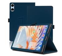 Funda para Blackview Mega 3 12.1 Pulgadas, Blackview Mega 3 Tablet Funda, Funda Protectora Plegable con Soporte para Lápiz y Correa para la Muñeca, Protección Total. (Azul)