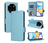 Funda para Blackview Shark 6/Oscal Tiger 8, Funda Tipo Billetera de Cuero con Tapa magnética, Funda con función Atril, Funda Protectora a Prueba de Golpes para Blackview Shark 6/Oscal Tiger 8-LAzul
