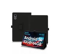 Funda para Blackview Tab90 WiFi Tablet Android 14 Tablet con correa de mano, función atril y anticaída, diseño delgado y sencillo, color negro