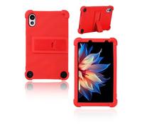 Funda para Blackview Zeno 1/TechLife Pad Lite Tablet de 8 pulgadas 2025 Última yystao Niños Funda de Silicona Suave Soporte Ajustable (Rojo)