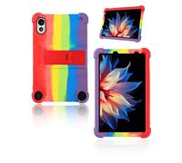 Funda para Blackview Zeno 1/TechLife Pad Lite Tablet de 8 pulgadas 2025 Última yystao Niños Funda Suave Silicona Soporte Ajustable (Arco Iris )