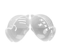 Funda para boca de gato con hocico transparente - Gatito ajustable -Astronauta - Protector de casco para evitar mordeduras y cuidado de mascotas, herramienta de afeitar para animales pequeños, claro