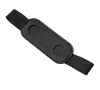 Funda para bolígrafos, con banda elástica, de piel sintética, para carpetas, cuadernos, diario, funda de piel sintética, banda elástica para diarios, Black