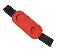 Funda para bolígrafos, con banda elástica, de piel sintética, para carpetas, cuadernos, diario, funda de piel sintética, banda elástica para diarios, rojo 1