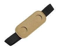 Funda para bolígrafos, con banda elástica, de piel sintética, para carpetas, cuadernos, diario, funda de piel sintética, banda elástica para diarios, Amarillo