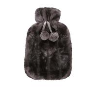 Funda para bolsa de agua caliente | Funda de felpa sintética con agua caliente de goma natural, funda premium cualquier molde único tapón hermético