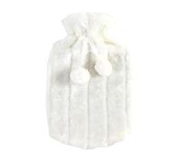 Funda para bolsa de agua caliente | Funda de felpa sintética con agua caliente de goma natural, funda premium cualquier molde único tapón hermético