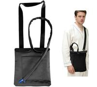 Funda para bolsa de catéter, soporte para bolsa de drenaje de orina de tela Oxford con correa ajustable, bolsillos de almacenamiento, bolsa de orina para movilidad y privacidad, 13 x 11.8 pulgadas
