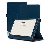 Funda para Boox Note Air5 C 10.3 Pulgadas, Boox Note Air5 C Tablet Funda, Funda Protectora Plegable con Soporte para Lápiz y Correa para la Muñeca, Protección Total. (Azul)