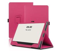 Funda para Boox Note Air5 C 10.3 Pulgadas, Boox Note Air5 C Tablet Funda, Funda Protectora Plegable con Soporte para Lápiz y Correa para la Muñeca, Protección Total. (Rojo)