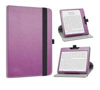 Funda para BOOX Page,Cuero Sintético Rotación de 360 Grados de Función de Soporte Case Coque Fundas para BOOX Tablet Go Color 7/Onyx Boox Leaf2& Leaf3 7 Pulgadas Tablet,Púrpura