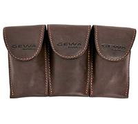 Funda para boquilla Crazy Horse Trompa marrón para 3 boquillas