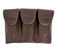 Funda para boquilla Crazy Horse Trompeta marrón para 3 boquillas