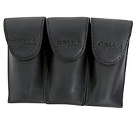 Funda para boquilla Crazy Horse Trompeta negra para 3 boquillas