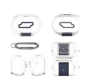 Funda para Bose para auriculares quietcomfort para TPU resistente al agua a los golpes, transparente, 8,3 x 5,3 x 4 cm