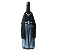 Funda para botella de kimono, hecha en Japón, cubiertas para botellas de vino, Navidad, boda, cumpleaños, viajes, fiesta de vacaciones (botella de 1800 ml, botella Haori Hakama (botella de 1800 ml)