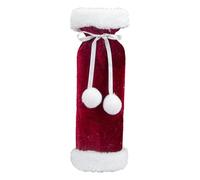 Funda para botella de Navidad, funda para botella de vino con vestido navideño | Bolsas para botellas de Navidad - Accesorios decorativos del vino de la cubierta del terciopelo para la decoración de l