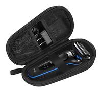 Funda para Braun Series 3s/5s/7s/9s, Braun Series 3/5/7/9, maquinilla de Afeitar eléctrica para Hombre, Funda Dura de Viaje, Funda de Viaje Dura para marrón - Negro