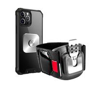 Funda para brazo de teléfono - Funda giratoria para teléfono inteligente con bloqueo automático, práctica funda para el brazo del teléfono para correr, senderismo, ciclismo, fitness, conducción