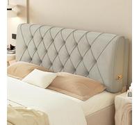 Funda para cabecero de cama con protector extraíble a prueba de polvo para camas de madera y hierro