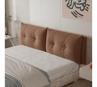 Funda para cabecero de cama de franela color café, protector de cama a prueba de polvo para dormitorio, 150 cm, protector de respaldo todo incluido para decoración y protección del hogar