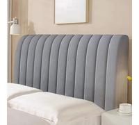 Funda Para Cabecero De Cama Protector De Cabecero De Cama Acolchado Y Grueso De Alta Gama A Prueba De Polvo Funda Moderna Para Cabeceros De Camas Acolchada Con Todo Incluido Y Suave-Gray-2||70*160cm