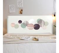 Funda para Cabecero De Cama Protectora para Cabecero con Moderno Funda Antipolvo Elástica para Cabeceros con Todo Incluido Protección De Muebles, Decoración De Dormitorio-Beige-2||160cm