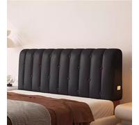 Funda para cabecero de gato todo incluido, no se lava, a prueba de polvo, protector elástico de 220 cm para hasta 15 cm de grosor, color negro, diseño apto para mascotas