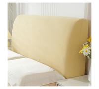 Funda para Cabecero Elástica Impermeable, Funda Anti-Deslizante Y Anti-Polvo para Decoración del Dormitorio, Fundas De Tela Premium para Cabeceros Queen, King Y Full Size(Pale Yellow,150cm)