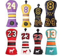 Funda para cabeza de palo de golf SHABIER estilo deportivo de madera para palos de golf, funda para driver