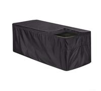 Funda para caja de almacenamiento al aire libre con diseño resistente al viento y tela Oxford 210D resistente para una protección fiable de almacenamiento de jardín (M)