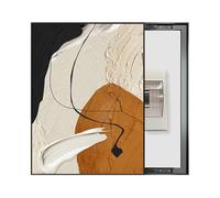 Funda para caja de medidor de electricidad, cubierta decorativa extraíble para uso en interiores, diseño creativo