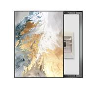 Funda para caja de medidor de electricidad, cubierta decorativa extraíble para uso en interiores, diseño creativo para protección del medidor de electricidad