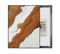 Funda para caja de medidor de electricidad, cubierta decorativa extraíble para uso en interiores, diseño creativo para protección del medidor de electricidad