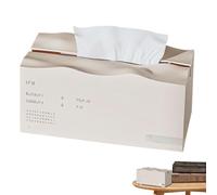 Funda para caja de pañuelos, caja dispensadora de papel facial de escritorio, caja dispensadora de pañuelos para baño, encimera de tocador