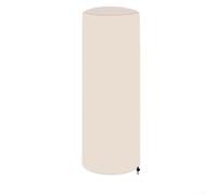 Funda para calentador de patio con tela Oxford 210D impermeable y a prueba de polvo, diseñada para proteger los calentadores de la lluvia, el polvo y las condiciones climáticas adversas (beige)