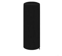 Funda para calentador de patio con tela Oxford 210D impermeable y a prueba de polvo, diseñada para proteger los calentadores de la lluvia, el polvo y las condiciones climáticas adversas (negro)
