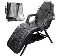 Funda para cama de belleza, funda para cama de masaje plegable antideslizante transparente EVA de 23x71 pulgadas para oficinas en el hogar, tiendas de spa, hoteles, solo fundas, decoraciones navideña