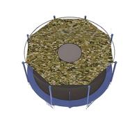 Funda para cama elástica de sombra, cubierta impermeable con sombreado superior para trampolín, pieza de repuesto redonda para exterior, sombra 2,5-5 m para primavera e invierno
