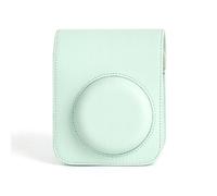 Funda para cámara Apooke PU para Fujifilm Instax Mini12, bolsa de silicona con correa ajustable para el hombro y bolsillo.