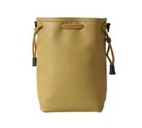 Funda para cámara con cordón para cámara réflex digital vintage, correa ajustable, funda para lente suave para moverse con dispositivos, A