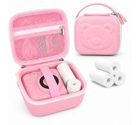 Funda para cámara de impresión instantánea para niños con 3 rollos de papel compatible con ESOXOFFORE para Dylanto para DUDUDRAGON para GKTZ para ETIKEZ para Dafotil para cámaras digitales Careenoah
