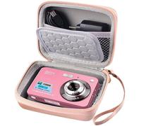 Funda para cámara Digital Compatible con AbergBest 21 megapíxeles 2.7 Pulgadas LCD Recargable HD/Kodak Pixpro/Canon PowerShot ELPH 180 190/Sony DSCW800, pequeña Caja de Almacenamiento de Viaje Solo