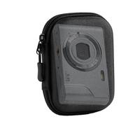 Funda para cámara digital - Funda protectora compacta para cámara DSLR, sin espejo, cámaras Point And , a prueba de golpes, resistente al agua, fundas de viaje ligeras, interior ajustable, Negro