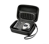 Funda para cámara digital Kodak PIXPRO AZ405/AZ425/AZ255/AZ401/AZ528 | Funda rígida de transporte para cámara de vlogging, bolsillo de malla para batería, para tarjeta SD y cable USB