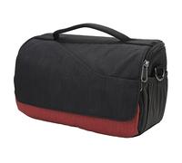 Funda para cámara DSLR, acolchada, duradera, a prueba de golpes, portátil, con bolsa de almacenamiento, para R5 R6 T100 (rojo marrón)