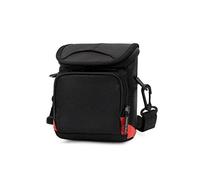 Funda para cámara fotográfica de nailon negro con correa ajustable para cámara digital Kodak PIXPRO WPZ2, Black, Talla única, Funda para cámara