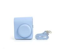 Funda para cámara Mini 13, funda protectora de piel sintética de alta calidad con cierre magnético y correa de hombro ajustable, resistente a los arañazos, Blue, Resistente a los arañazos